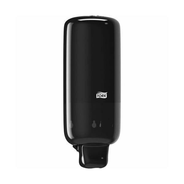 Essity FOAM SKINCARE MANUAL DISPENSER, 1 L BOTTLE, 33 OZ BOTTLE, 4.45in X 4.13in X 11.26in, BLACK - TRK571508