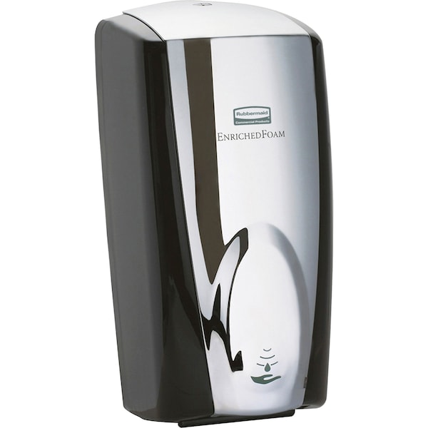 Rubbermaid Commercial Touchless Foam Soap Dispenser, Black/Chrome, PK 10 - RCP750411CT