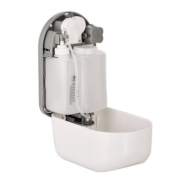 Alpine Industries Automatic Gel Hand Sanitizer/Soap Dispenser, 1100mL, White - 431-L