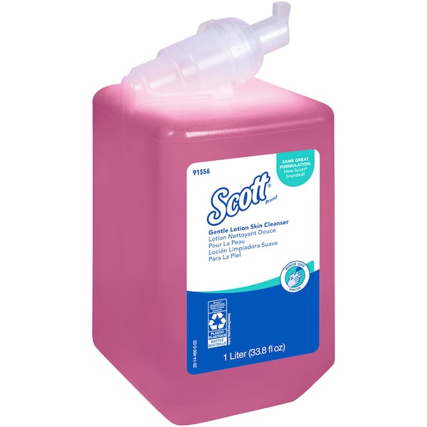Scott Skin Lotion Cleanser Refill, 1 Liter Pink, PK 6 - KCC91556CT