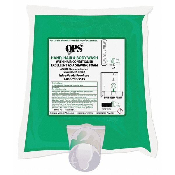Ops Hand, Hair and Body Wash - 1405-04G