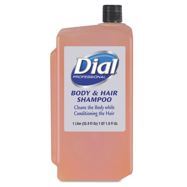 Dial Professional Body & Hair Care, Peach, 1 L Refill Cartridge, PK8 - 04029