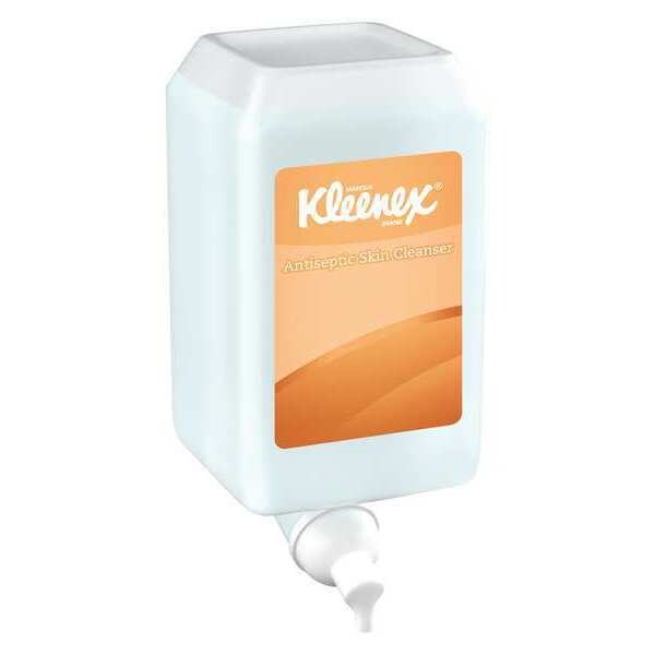 Kimberly-Clark Professional Antiseptic Foam Skin Cleanser, 1.75% PCMX, Clear, Unscented Soap, 1.0 L, 6 Packages/Case - 91555