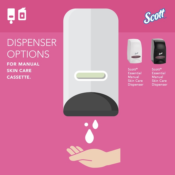 Kimberly-Clark Professional Foam Hand Soap, 1.0 L Hand Soap Refills for compatible Scott Essential Manual Dispensers (6 Bottles) - 91552