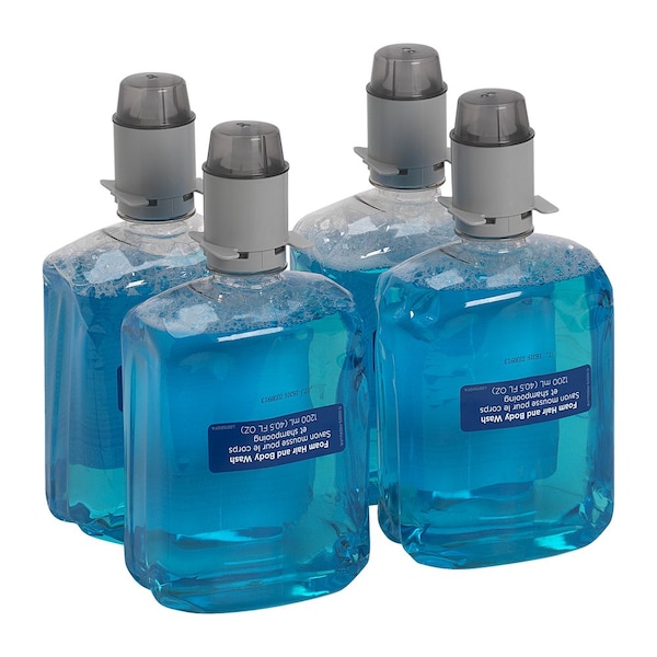 Georgia-Pacific Shampoo and Body Wash, 1200mL, Foam, PK4 - 43024