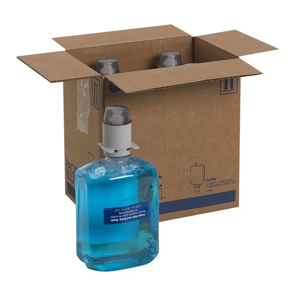 Georgia-Pacific Shampoo and Body Wash, 1200mL, Foam, PK4 - 43024