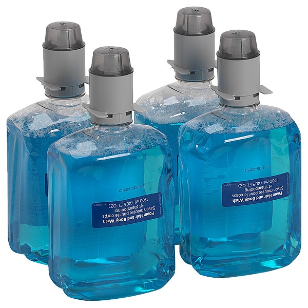 Georgia-Pacific Shampoo and Body Wash, 1200mL, Foam, PK4 - 43024