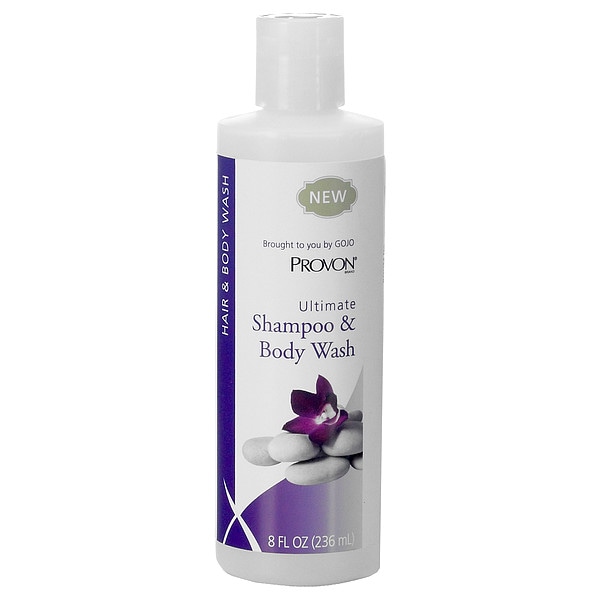 Provon Ultimate Shampoo & Body Wash, 8oz Bottle, Herbal, PK48 - 4227-48