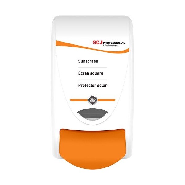 Sc Johnson Dispenser, 1 Liter, 5-1/5inWx4-3/5inLx9-1/5inH, White - SJNSUN1LDS
