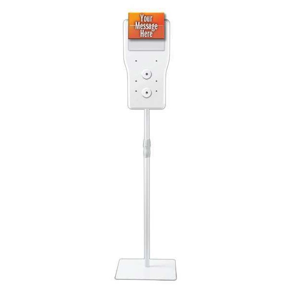 Best Sanitizers Hand Sanitizer Floor Stand, 1250mL, White - KTS1011