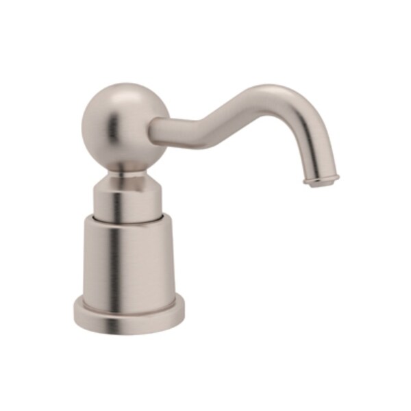Rohl Luxury Italian Soap/Lotion Dispenser In Satin Nickel - LS650CSTN