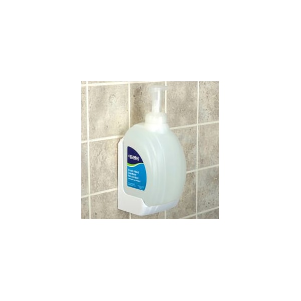 Kutol Products Wall Mount Bracket for Global 32 oz. Hand Soap/Sanitizer - White - 641461WH