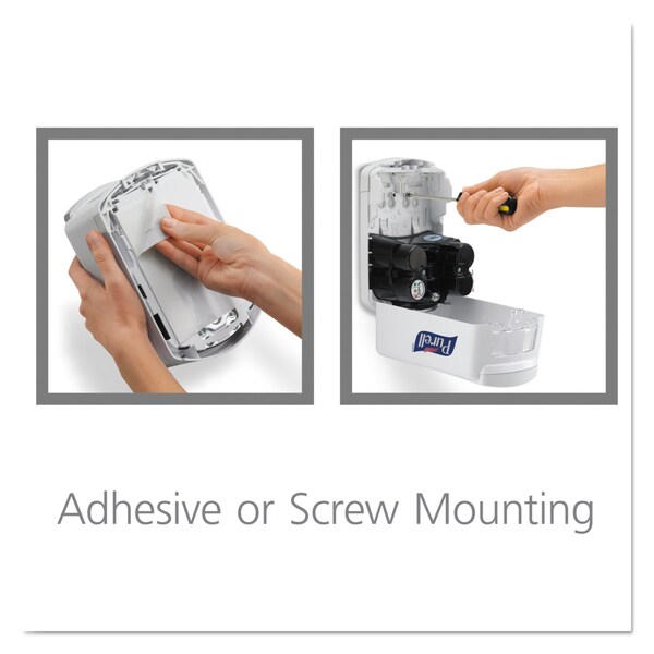 Purell LTX-7 Touch-Free Dispenser, 700 mL, 5.75 x 4 x 8.62, White - 1320-04