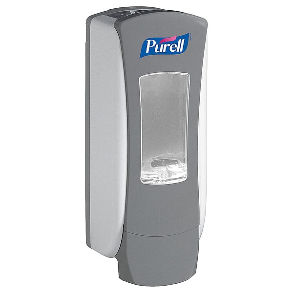 Purell ADX-12 Dispenser, UV Resistant, Push-Style, 1250mL, Gray - 8824-06-UV