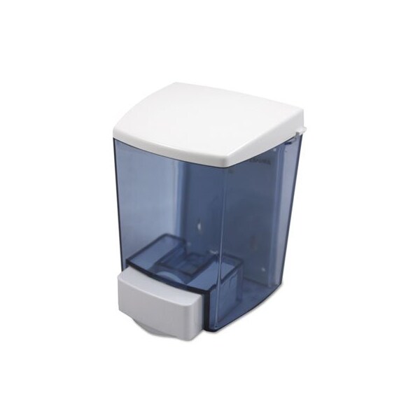 Unisan Impact, CLEARVU ENCORE LIQUID SOAP DISPENSER, 30 OZ, 4.5in X 4in X 6.25in, BLACK/WHITE - 9330
