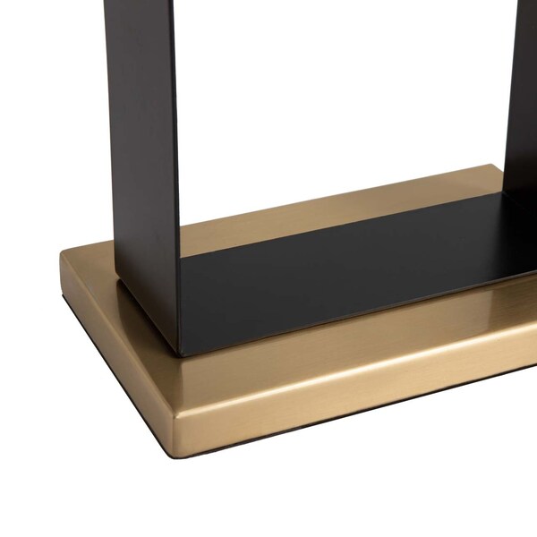 Nova Of California Luxe Tabletop Touchless Hand Sanitizer Dispenser   21in, Brushed Brass, Powermist - 7010563