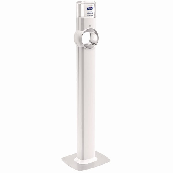Purell FS6 Touch-Free Floor Stand Dispenser, 1,200 mL, 12.5 x 11.3 x 38.5, White - 6420-DS