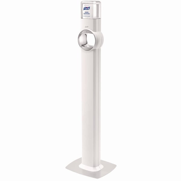 Purell FS6 Touch-Free Floor Stand Dispenser, 1,200 mL, 12.5 x 11.3 x 38.5, White - 6420-DS