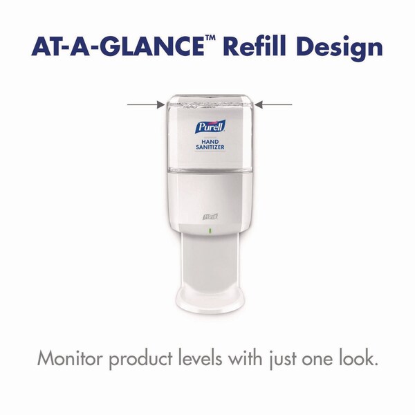 Purell FS6 Touch-Free Floor Stand Dispenser, 1,200 mL, 12.5 x 11.3 x 38.5, White - 6420-DS