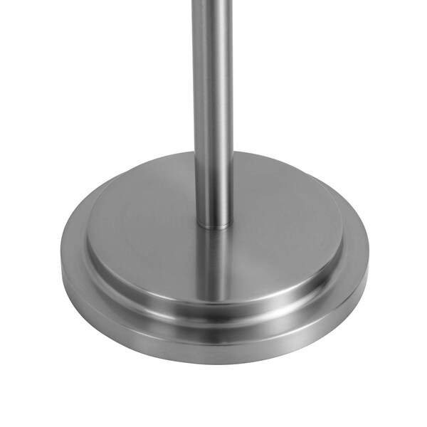Nova Of California Luxe Floor Stand Touchless Hand Sanitizer Dispenser   54in, Satin Nickel, Powermist - 7020545