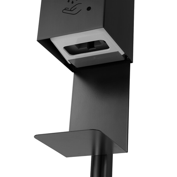 Nova Of California Luxe Floor Stand Touchless Hand Sanitizer Dispenser   54in, Matte Black, Powermist - 7020545