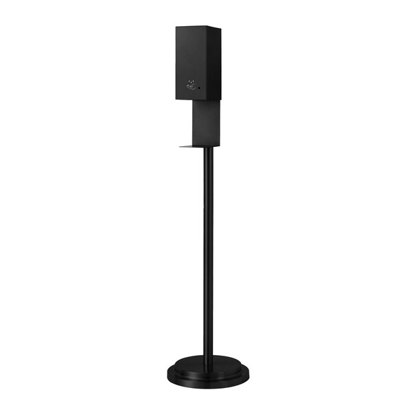 Nova Of California Luxe Floor Stand Touchless Hand Sanitizer Dispenser   54in, Matte Black, Powermist - 7020545