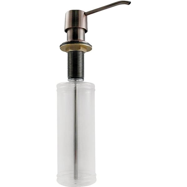 Plumb Pak Soap Lotion Dispenser, PlasticStainless Steel, Clear, Venetian Bronze - K612VB