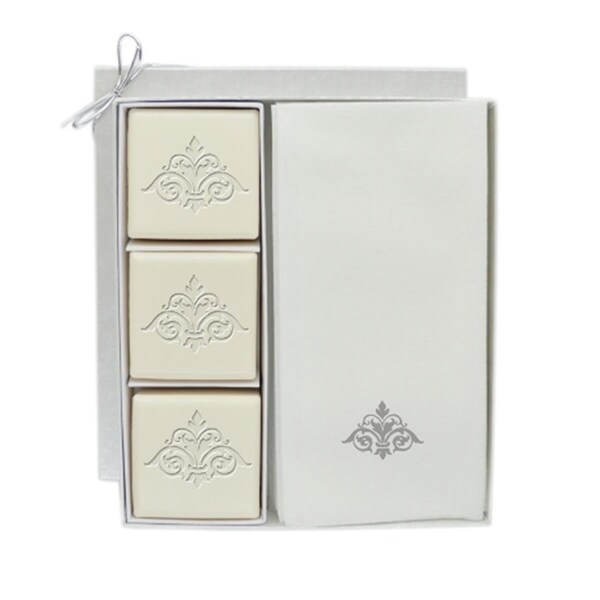 Step-Up Relief Eco Luxury Courtesy Gift Set-S-Damask Soap - ST2926723