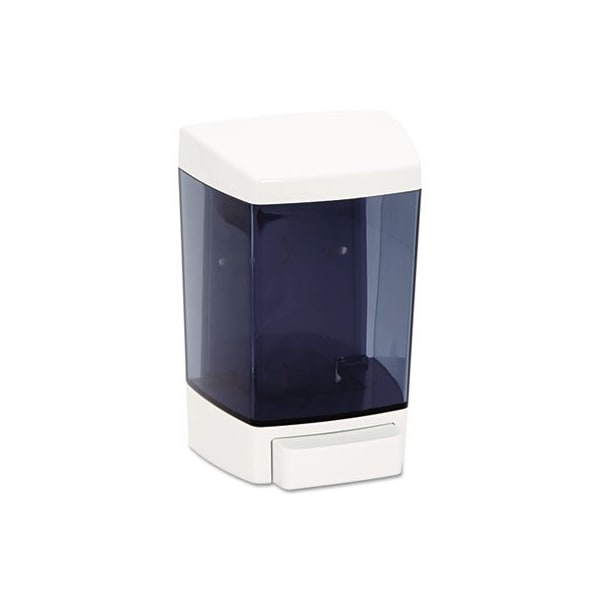 Unisan Impact, CLEARVU PLASTIC SOAP DISPENSER, 46 OZ, 5.5in X 4.25in X 8.5, WHITE - 9346