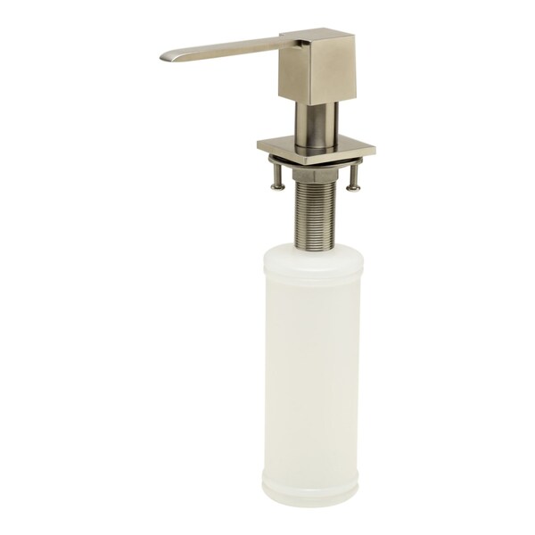 Alfi Brand ALFI brand AB5007-BSS Modern Square Brushed SS Soap Dispenser - AB5007-BSS