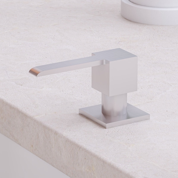 Alfi Brand ALFI brand AB5007-BSS Modern Square Brushed SS Soap Dispenser - AB5007-BSS