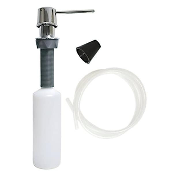 Danco 10037A Soap Dispenser with Nozzle, 12 oz Capacity, MetalPlastic, Chrome - 10037