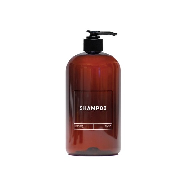 Zogics Shampoo Dispenser, 16 oz Refillable Bottle - ZOGSH16
