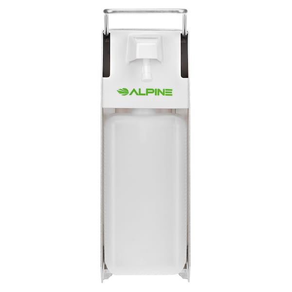 Alpine Industries Elbow Press Liquid/Gel Hand Sanitizer/Soap Dispenser, 1000mL, PK2 - 4322