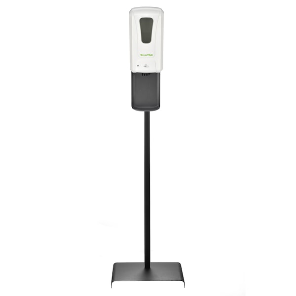 Alpine Industries Liquid Hand Sanitizer/Soap Dispenser, Floor Stand, 1200 mL, White - 430-L-S