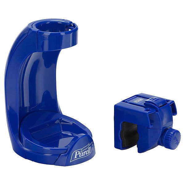 Purell Portable Bracket Mount, Holds 350mL-535mL Bottle, Blue, PK6 - 5704-06-BLU