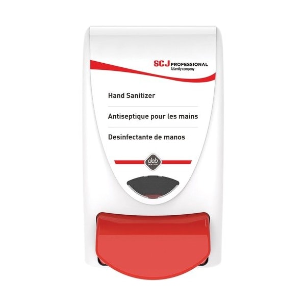 Sc Johnson Dispenser, f/Sanitizer, 1 Liter, 4-9/10inx9-3/10inx4-3/5in, WE - SJNSAN1LDS