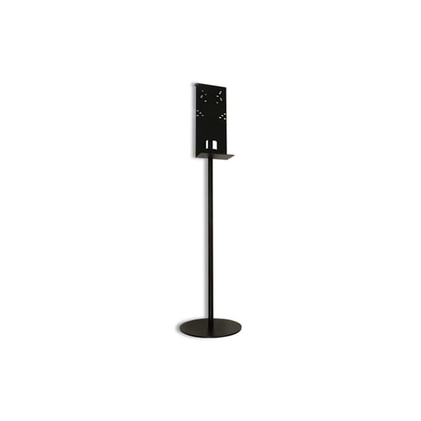 Vulcaninfo Vulcan, HAND SANITIZER STAND, 12in DIA X 48in H, BLACK - 102468401BA