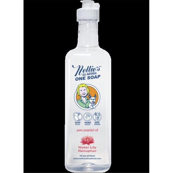 Nellie&Aposs Clean Nellies  One Soap Water Lily 570ml Plastic - NOSP-WL