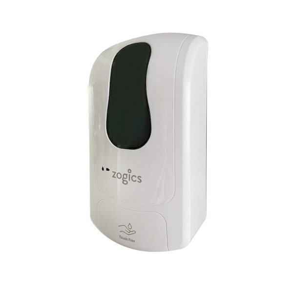 Zogics Foam Soap Dispenser, Touch-Free, Wall Mounted - White - SOAPDIS01FOAM-WH