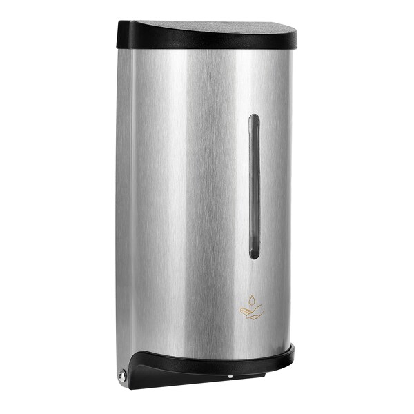 Alpine Industries Automatic Gel Hand Sanitizer/Soap Dispenser, 800mL, Stainless Steel - 4300-2