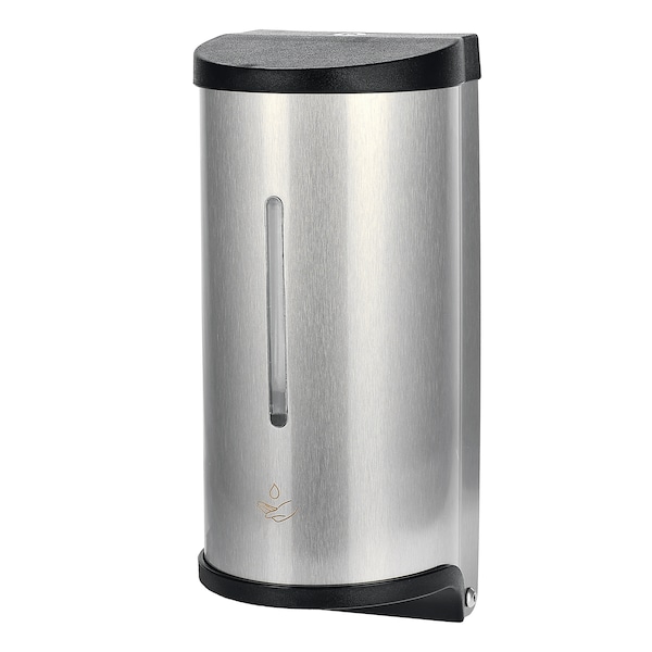 Alpine Industries Automatic Gel Hand Sanitizer/Soap Dispenser, 800mL, Stainless Steel - 4300-2