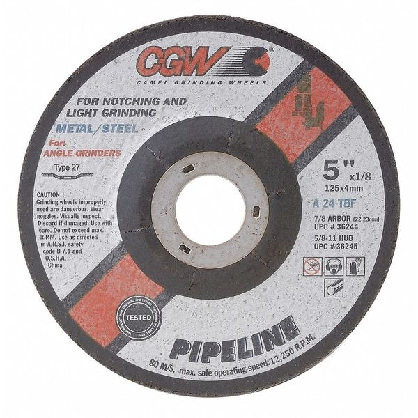 Cgw Abrasives Depressed Ctr Whl, 9x1/8x7/8, PS, T27 - 36248

Rueda Depresiva de Abrasivos Cgw, 9x1/8x7/8, PS, T27 - 36248
