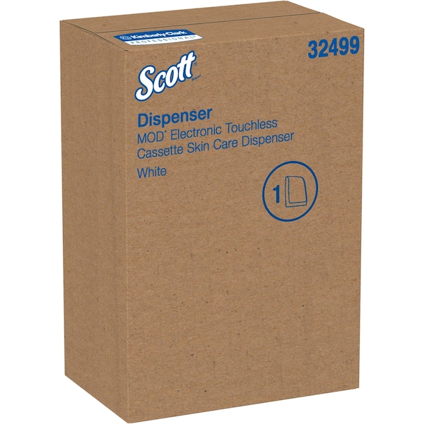 Scott Electronic Skin Care Dispenser, 1200 mL, 7.3" x 4" x 11.7", White - 32499