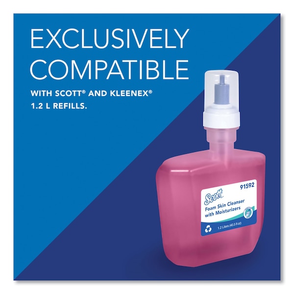 Scott Electronic Skin Care Dispenser, 1200 mL, 7.3" x 4" x 11.7", White - 32499