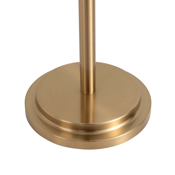 Nova Of California Luxe Floor Stand Touchless Hand Sanitizer Dispenser   54in, Brushed Brass, Powermist - 7020545