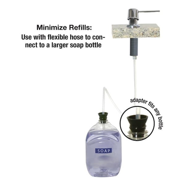 Danco Danco Brushed Nickel Plastic Lotion/Soap Dispenser - 9D00010039