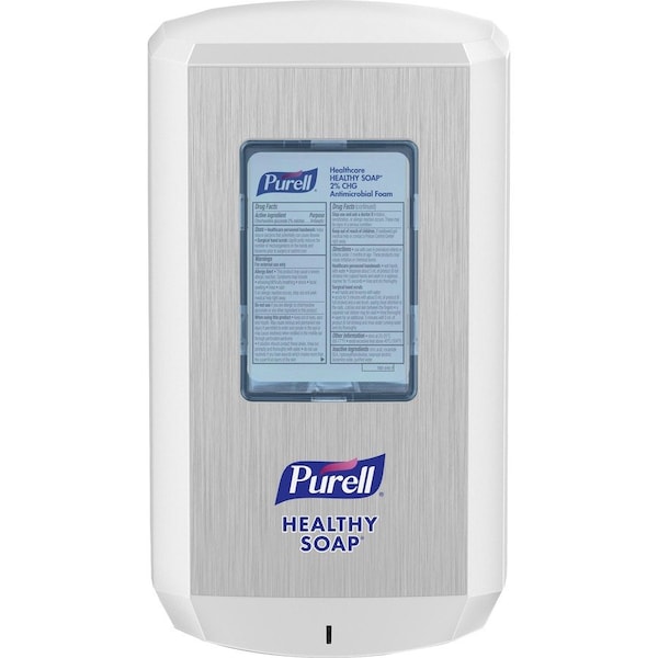 Purell Dispenser, CS6, f/Healthy Soap, 1200 ml Cap, 2/CT, White - GOJ653001