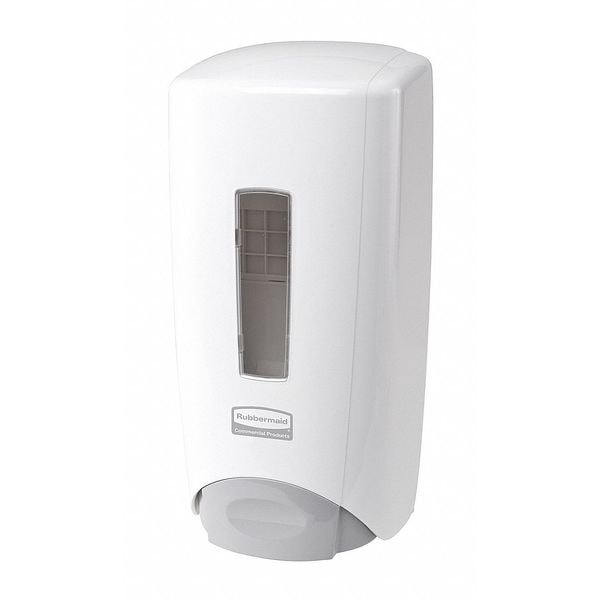 Rubbermaid Commercial Soap Dispenser, 1300mL, White, PK10 - 3486591