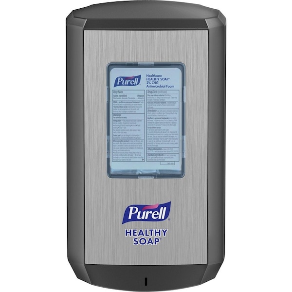 Purell Dispenser, CS6, f/Healthy Soap, 1200 ml Cap, 2/CT, Graphite - GOJ653401